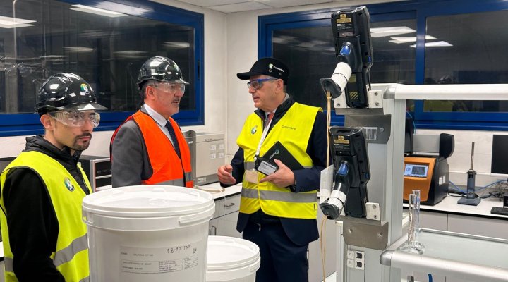 El conseller Miquel Sàmper visita el Polígon Industrial de Riudellots de la Selva